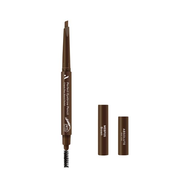 Absolute New York Perfect Eyebrow Pencil: Brown (hard formula)