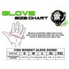 Fish Monkey UPF 50 Sun Protection Half Finger Guide Glove, Tarpon, M