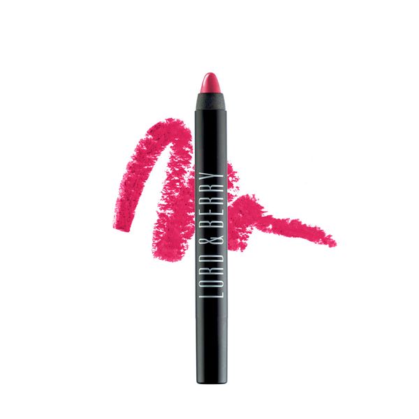 Lord & Berry 20100 Shining Crayon Lipstick, Moisturizing Jumbo Lipstick With Long Lasting Intense Color Payoff, Peony