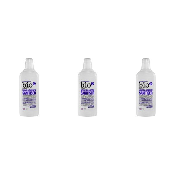 (3 PACK) - Bio-D Home & Garden Sanitiser (Formerly Disinfectant) | 750ml | 3 PACK - SUPER SAVER