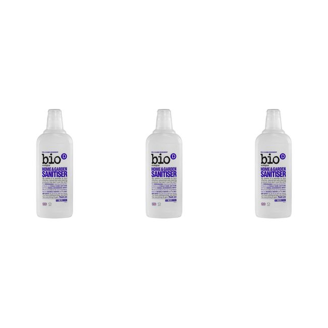 (3 PACK) - Bio-D Home & Garden Sanitiser (Formerly Disinfectant) | 750ml | 3 PACK - SUPER SAVER