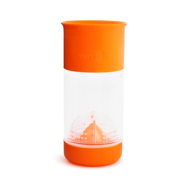 Munchkin Miracle 360 Fruit Infuser Sippy Cup, 14 oz/414 ml, Orange