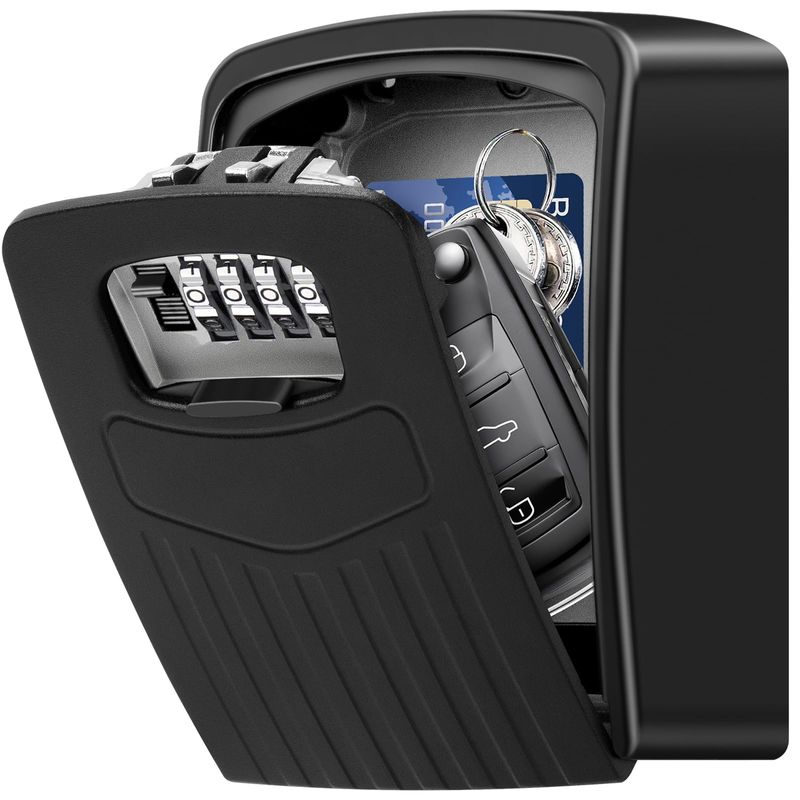 Key Box Lock, BTNEEU Extra Large Combination Key Box, Outdoor Key Safe ...