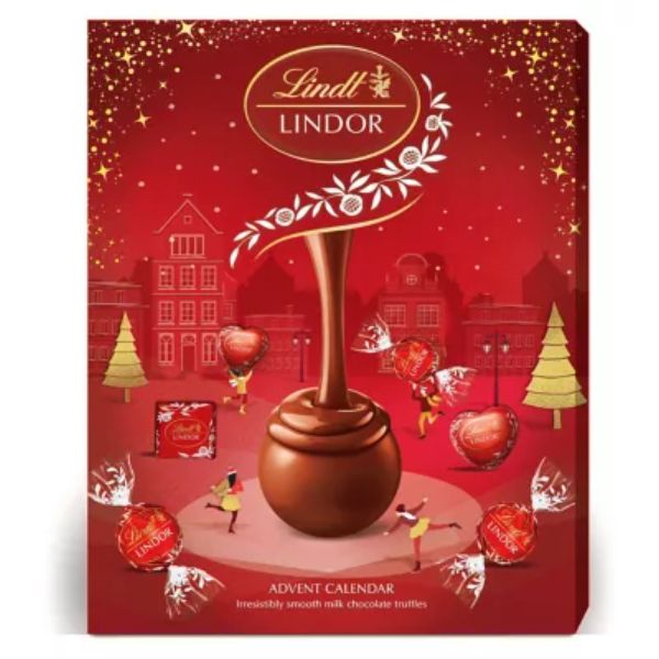 Lindt Lindor Milk Chocolate Advent Calendar 300g