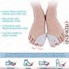 PEDIMEND 1PAIR Big Toe Separator & Bunion Protector Gel Pad - Hallax Valgus Pain