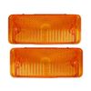 67-68 Chevy 4Pc Amber Parking Light Set W/Gaskets