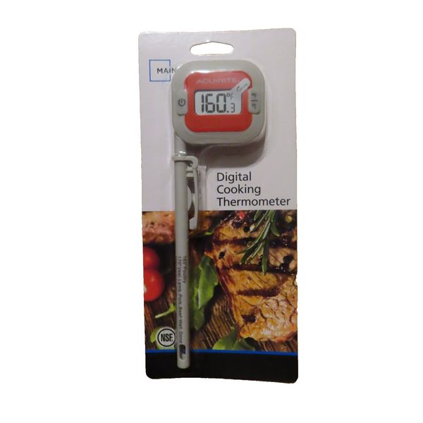 Mainstays Digital Electronic Food Meat Thermometer Kitchen Cooking BBQ Grill