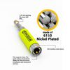 Wisechain 2-Pack Quick Release Magnetic Drive Guide Drill Bit Holder Easy and Secure Bit Changes