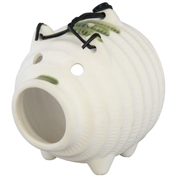 Banko Ware 02938 Pig-shaped Mosquito Repellent, White Pig Mosquito Trap