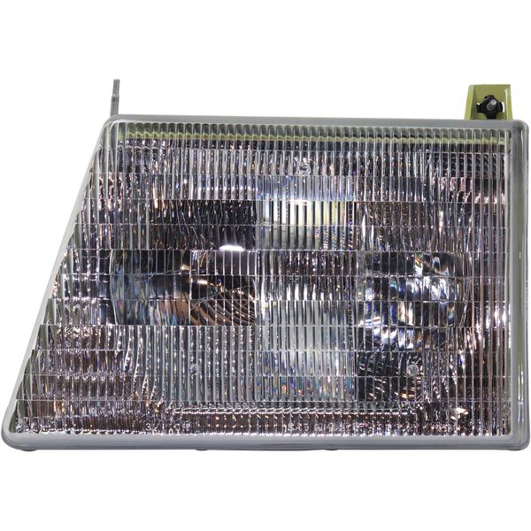 Evan-Fischer Headlight Assembly Compatible with 1992-1996 Ford E150 E250 E350 Econoline Halogen Composite Type Driver Side