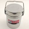 Firebox 1 Quart (5") Billy Can - Locking Bail Handle Bushcraft Camp Pot, SS Clips (Installed)