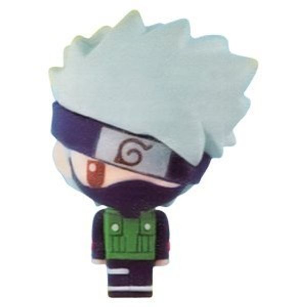 Naruto Kakashi Shippuuden Luck & Fortune ~1" Mini-Figure Zipper Pull (Japanese Imported)