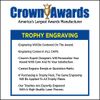 6" Gold Recognition Trophies - Custom Luminary Star Trophy Award