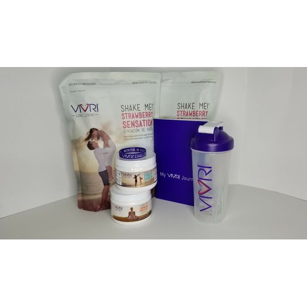 Vivri Essential Nutrition 20 Day Challenge Strawberry- Fruit Punch- J. Hibiscus