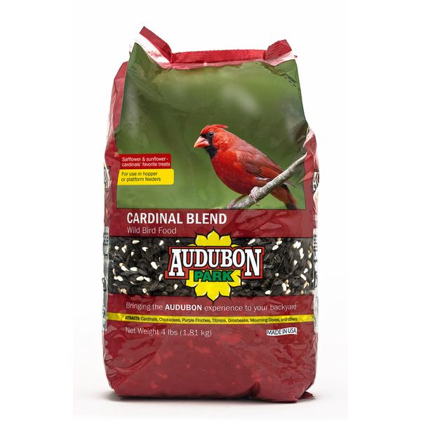 Audubon Park 12231 Cardinal Blend Wild Bird Food, 4-Pounds