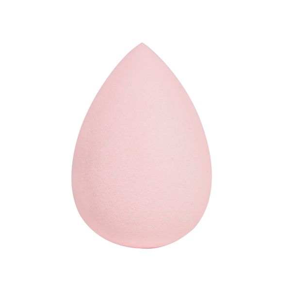 The Vintage Cosmetic Company Blending Sponge, Teardrop Shaped Vitamin E Infused Make Up Sponge, Seamless and Glowy Finish, Latex Free and Streak Free Application, Pink Design