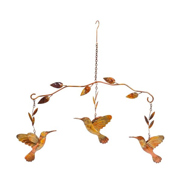 Cape Craftsmen Beautiful Humming Bird Hanging Mobile - 9 x 9 x 17 Inches Homegoods and Decorations for Every Space