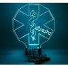 EMT Night Light Lamp Emergency Services LED Personalized Free Engraved, & Remote