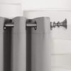Sun Zero Becca Energy Efficient Grommet Curtain Panel, 40" x 84", Gray