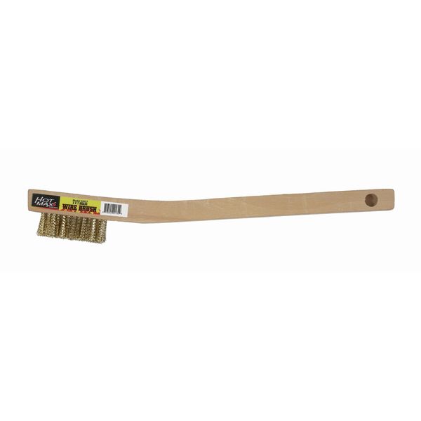 Hot Max 22037 3x7 Brass Wire Brush, Tooth Brush Style