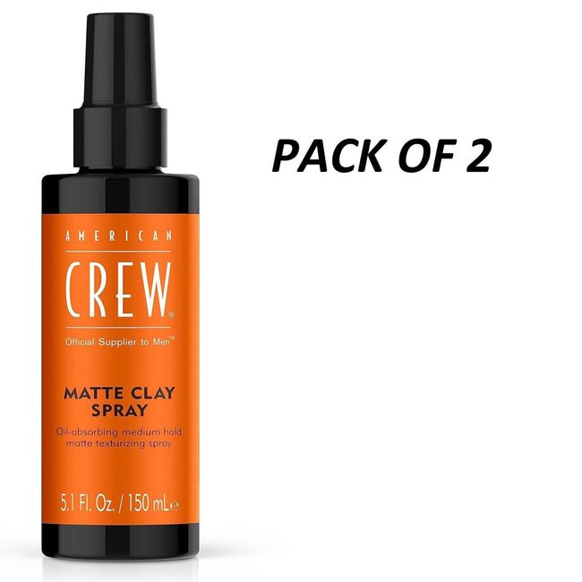 American Crew Matte Clay Spray 5.1 oz  - PACK OF 2