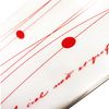 FloristryWarehouse Single Rose Sleeve 45 x 13 x 3cm Cursives Pattern Red