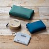 King Jim TXP400-NV Tex-Pouch Accessory Case, Slim, Translucent, Card Size, Navy
