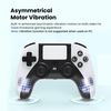 ESSILX Wireless Controller Compatible with PS5, PS5 Pro, PS5 Slim, Turbo Function, 6 Axis Gyro Sensor, Dual Vibration, White.
