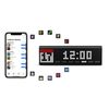 LaMetric Time Wi-Fi Clock for Smart Home, LM 37X8, Black