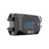 B-MAT02-B Motorcycle Digital Meter Voltmeter Thermometer Clock 3 in 1 Waterproof Dustproof Volt Meter Multifunction Voltmeter 12V Blue