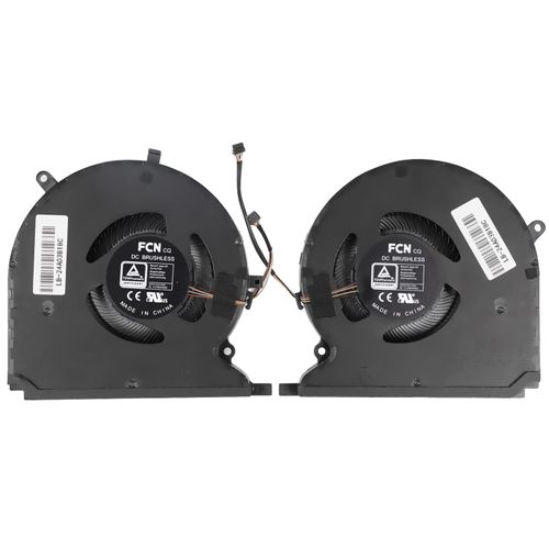 New CPU+GPU Cooling Fan Replacement for Razer Blade 14" 2021 RZ09-0370 RZ09-0370CEA3 RZ09-0368, RZ09-0427 2022 Fan P/N: FNNK DFS5K123043635 FNNL DFS5K121144645 13207266 13207121