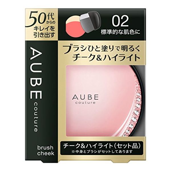 Sofina Aube Brush Cheek 02 For normal skin tones