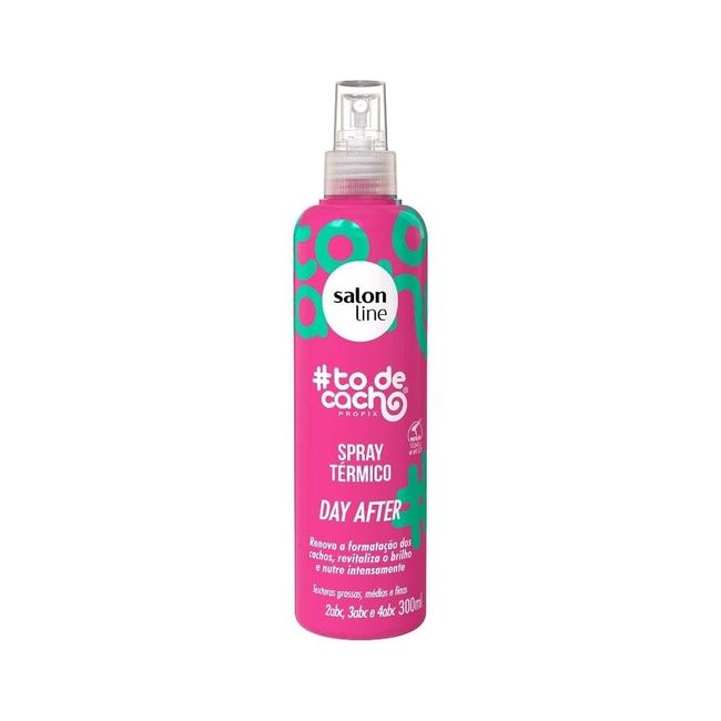 Salon Line - Linha #ToDeCacho (Day After) - Spray Termico 300 Ml - (#ImWithCurls (Day After) Collection - Thermal Spray 10.14 Fl Oz)