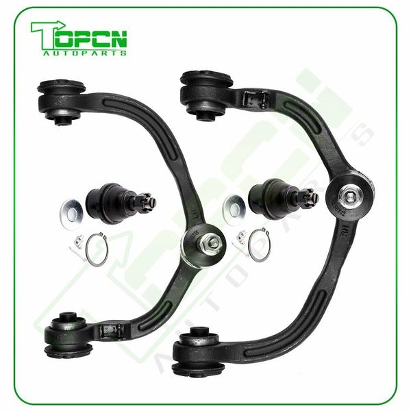 Steering 2x Upper Control Arms 2x Lower Ball Joints Fits 2003-06 Ford Expedition