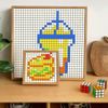 EOGO 10X10 Magnetic Mosaic Cube, Creative Puzzle Speed Cube, Painting on the Magic Cube, Make Multiple Patterns, Magnetic Positioning