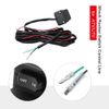 Heavy Duty Handlebar Control Line Winch Rocker Switch Handlebar Control Warn Accessories for ATV/UTV 3 Meter