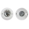 Sdkmah9 Light Bulb Holder Lamp Bases Screw Cap Wall Adapter Converter Socket Ceiling Pendant E27 Fitting Fixing Practical(1)