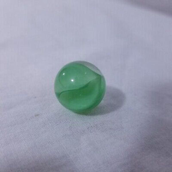 Vintage UV Uranium Glass Marble Clear Sphere Jadeite Cats Eye Toy Glows