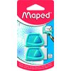 Maped Precsion Eraser Twin Pack (Assorted Colours)