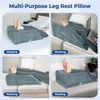 4 Height-Adjustable Leg Elevation Pillows for after Surgery with Ergonomic Curve
