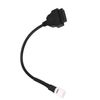Akozon OBD2 Cable Connector, 4 Pin to OBD2 Fault Code Reader Motorcycle Scanner Diagnostic Cable Fit for Yamaha