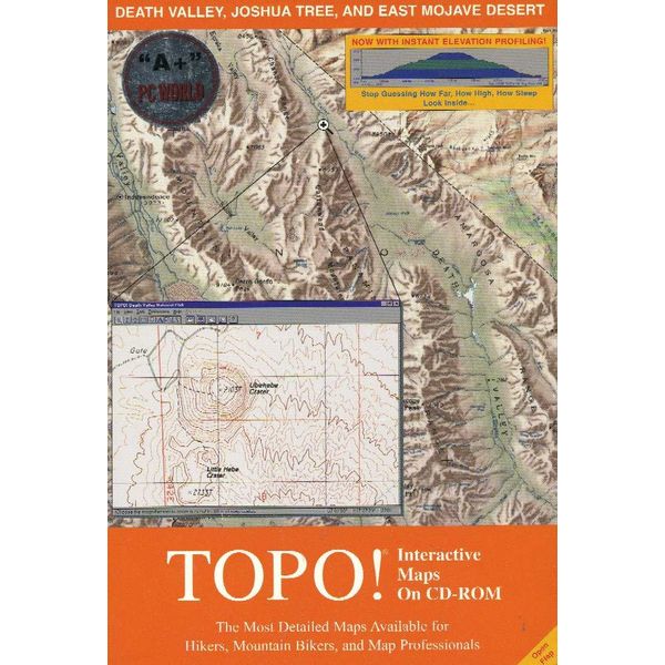 TOPO! Interactive Maps on CD-ROM: Death Valley, Joshua Tree, East Mojave Desert