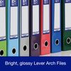 Oxford Premium A4 Lever Arch File, Pink Single Folder, Heavy Duty