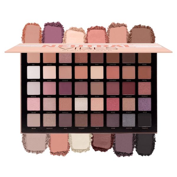 40 Farben Shimmer Smoky Eyeshadow Palette Matte Glitter Ultra Pigmented Makeup Eye Shades Powder Blendable Contouring Eye Shadow Everyday Neutral Natural Eye Makeup For Beginners Cosmetics