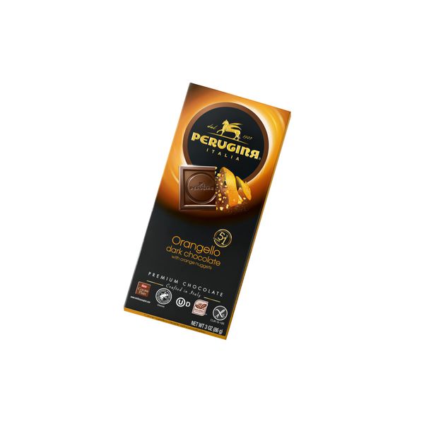 Perugina Dark Chocolate Orangello bar, 3 Oz (Pack of 12)