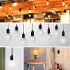 2 Pack E27 Lamp Holder Socket,Pendant Light Ceiling Lighting Suspended Hanging Light Fitting Cable Plug with On/Off Switch-UK Plug for Ceiling Lamps Table Floor Lights (Black)