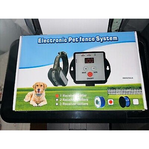 Wireless Electric Dog Fence Pet Containment System Shock Collars For 1/2/3 Dogs