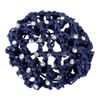 QHP Diamante Faux Pearl Hair Net (Navy)