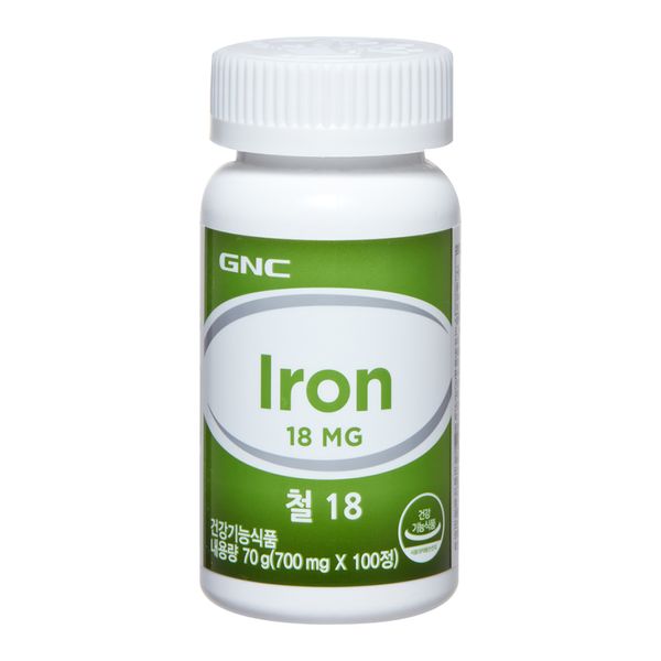 GNC Iron 18 100 days' supply, 1 pack, 70g