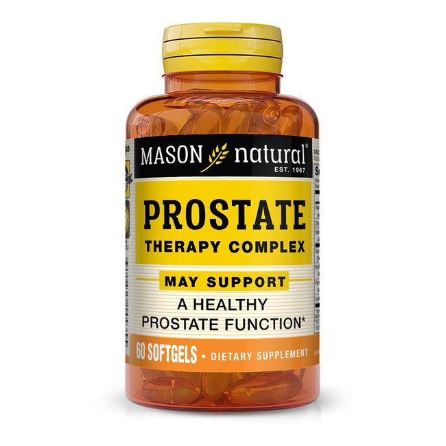 Mason Natural Prostate Therapy Complex - Healthy Prostate Function, 60 Softgels